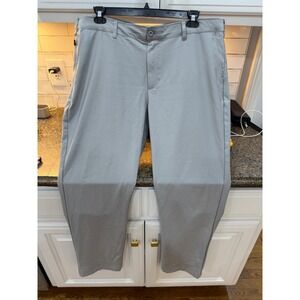 Birdie‎ Bound Mens Golf Pants Gray 40x32 Flat Front Stretch Performance